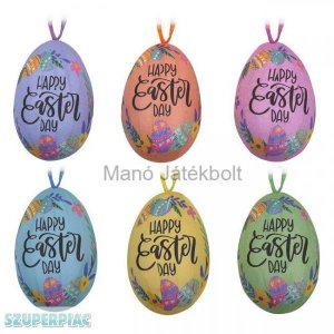 Húsvéti színes tojások dekoráció 5cm 6 db