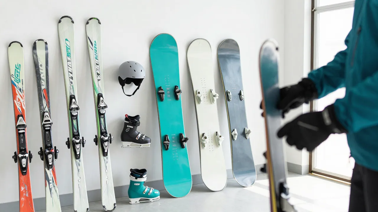 Használt síléc, snowboard és korcsolya ellenőrzése szezon előtt