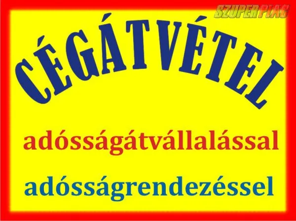 Cégátvétel cégeladás Cégmegszüntetés tartozással