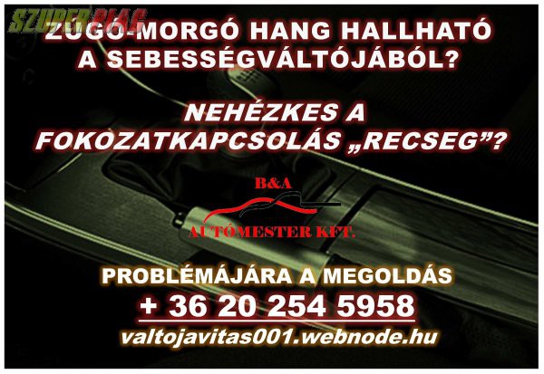 Sebességváltó javítás felújítás