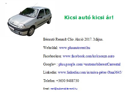 Bérautó bérautók bérautóval autóbérlés rent a car 2019