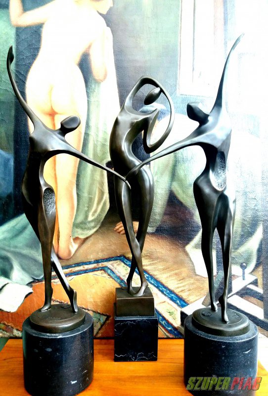 Art deco női aktok - bronz aktok 
