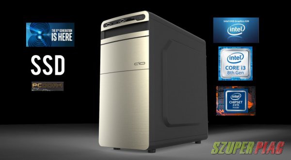 Pcfactory 8generációs intel 3-as számitógépünk