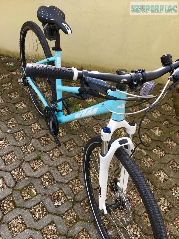 KTM Life Track 28 2020 menta-kék női kerékpár 