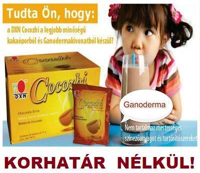 DXN Bio Ganoderma (Pecsétviasz gomba) kávék,  kakaó stb