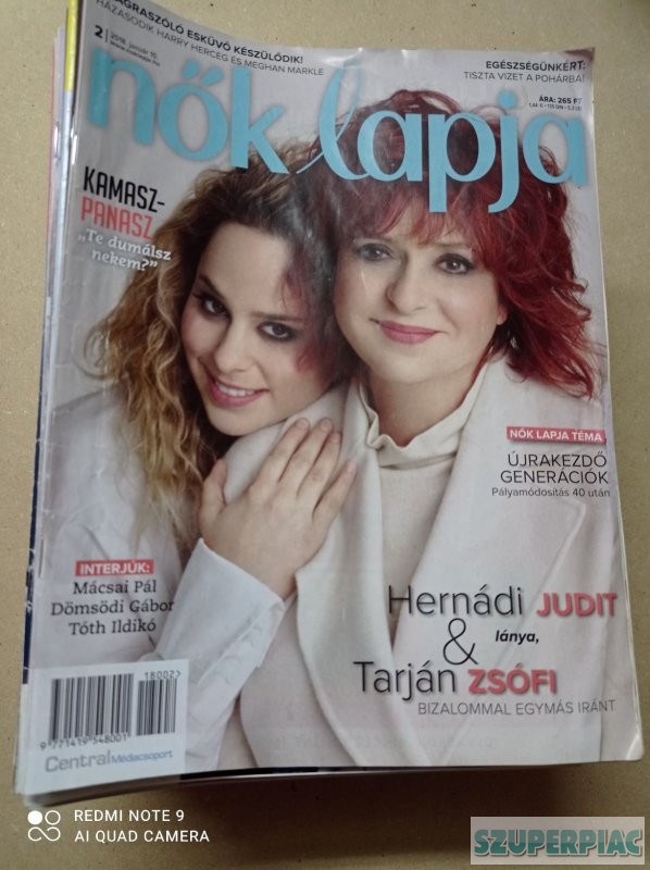 Nők Lapja magazinok Győrben eladók