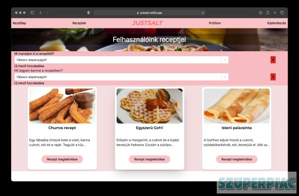 JUSTSALT - Magyarország legújabb receptmegosztó oldala