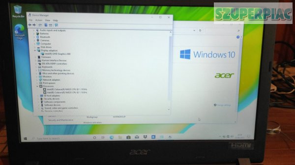 Acer Aspire1 14 colos jó,  újszerű állapotú notebook 2020