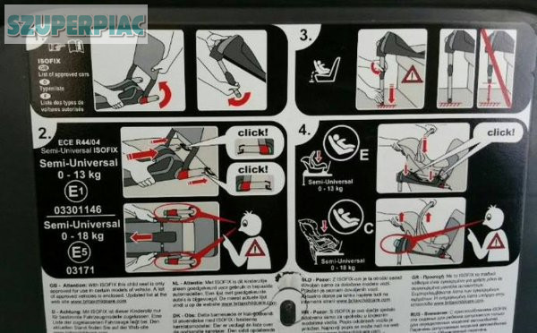 Britax Römer rögzítőtalp Babysafe plus Isofix Base izofix bázis