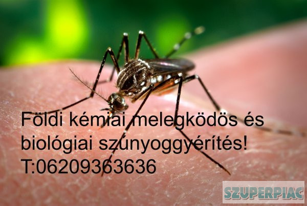 szúnyogirtás biológiai és meleg köddel Combi Kft 0629459090