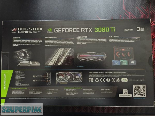 ASUS ROG Strix GeForce RTX 3080 Ti Graphics Card