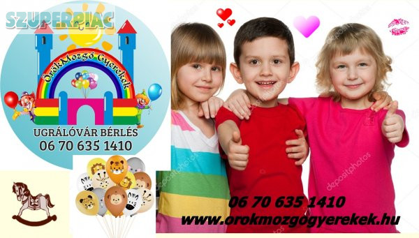 Pest megyében,  Gödöllőn légvár bérelhető gyerekeknek 