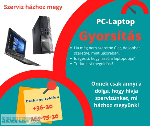 Számítógép szervíz Érd  házhoz kijáró szervíz