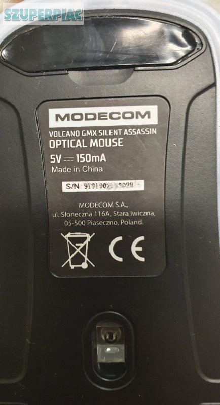 Modecom volcano GMX silnet assasin optikai egér