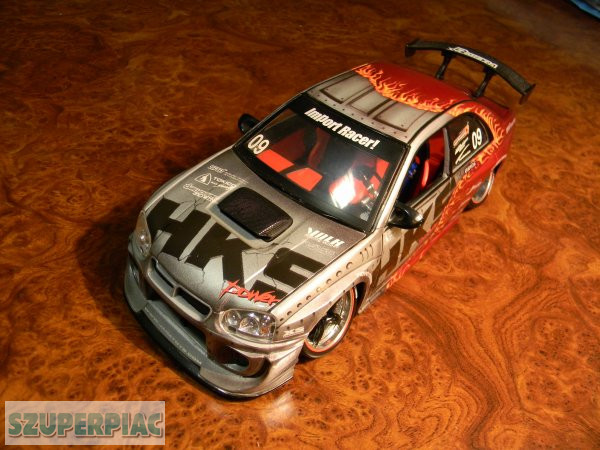 Subaru WRX STI 1:18 fém modellautó