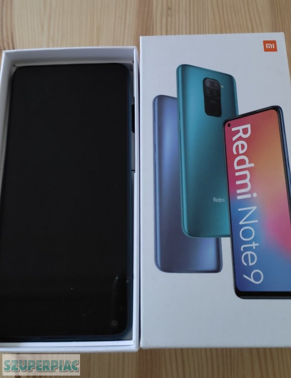 Újszerű Redmi Note9 mobiltelefon