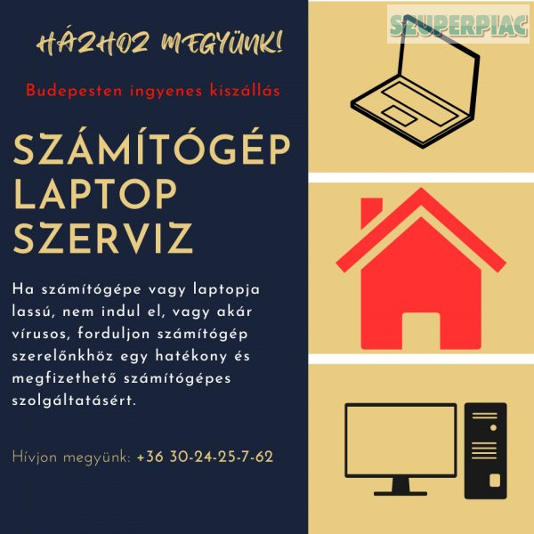 Nem indul a laptopod? Kérjed házhoz kijáró számítógép szervizünk