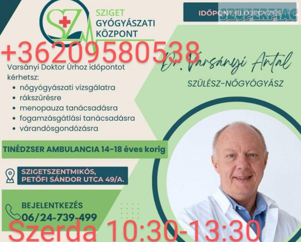 Dr Varsányi Antal nőgyógyászati magánrendelés Szigetszentmiklós
