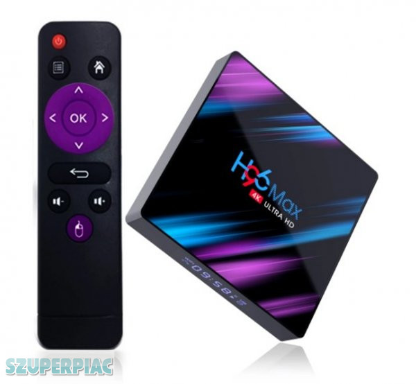 TV box TV okosító H96V8 Max 2GB RAM 16GB ROM 5G Wifi Android 100