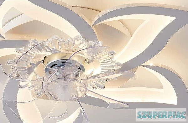 Új távirányítós ventilátoros ledlámpa eladó