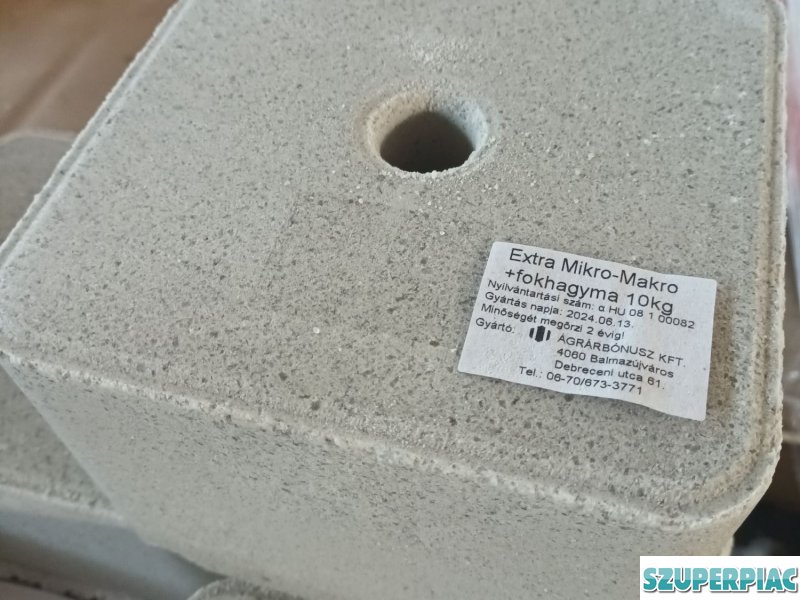Extra mikromakro fokhagymás nyalótömb 10 kg