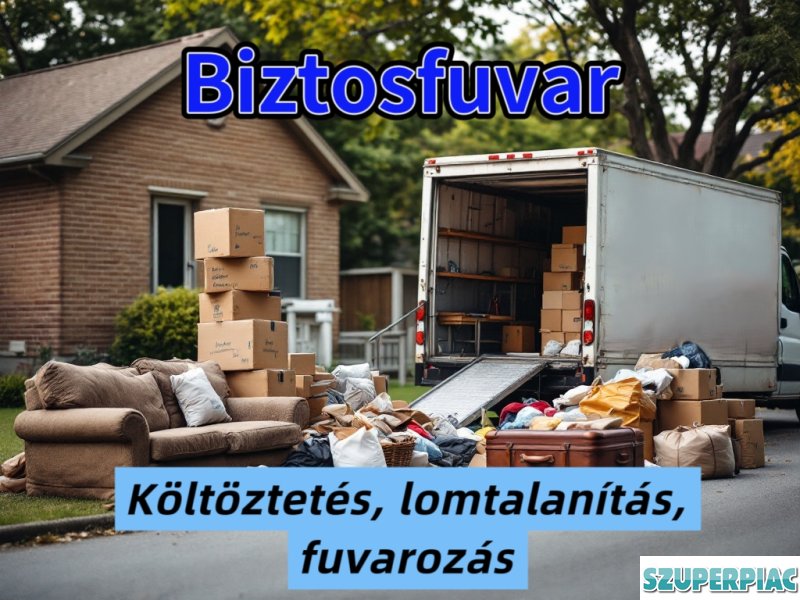 Költöztetés Lomtalanítás Fuvarozás Biztosfuvar