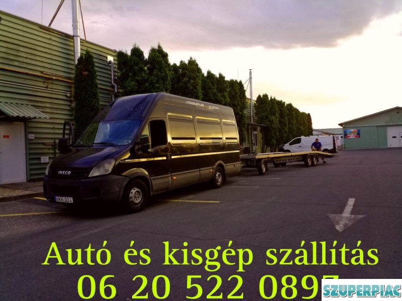 Autó és kisgép szállítás