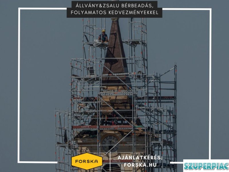 Kedvezmény állvány zsalubérlés