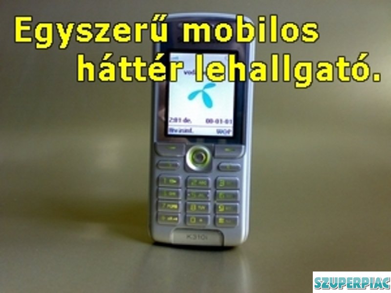 Lehallgató Mobiltelefonnal K310 YETTEL 20as akciós 5 ezer
