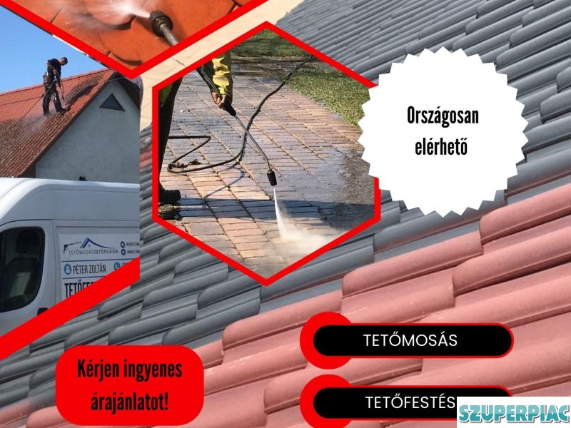 TetőmosásTetőfestés