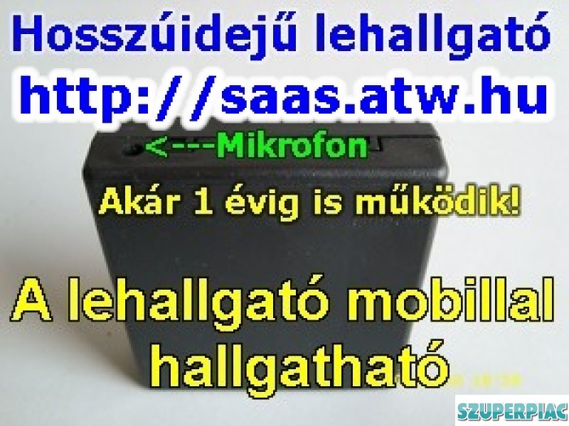 Lehallgató mobiltelefonnal utolsó darabok 20 ezer