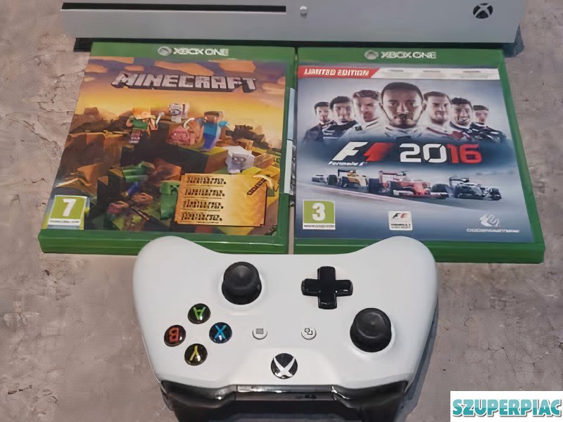 Xbox One S kontrollerrel 2 lemezes játékkal