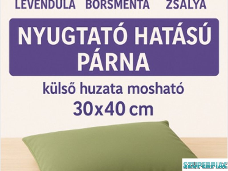 Gyógynövényekkel töltött párnák