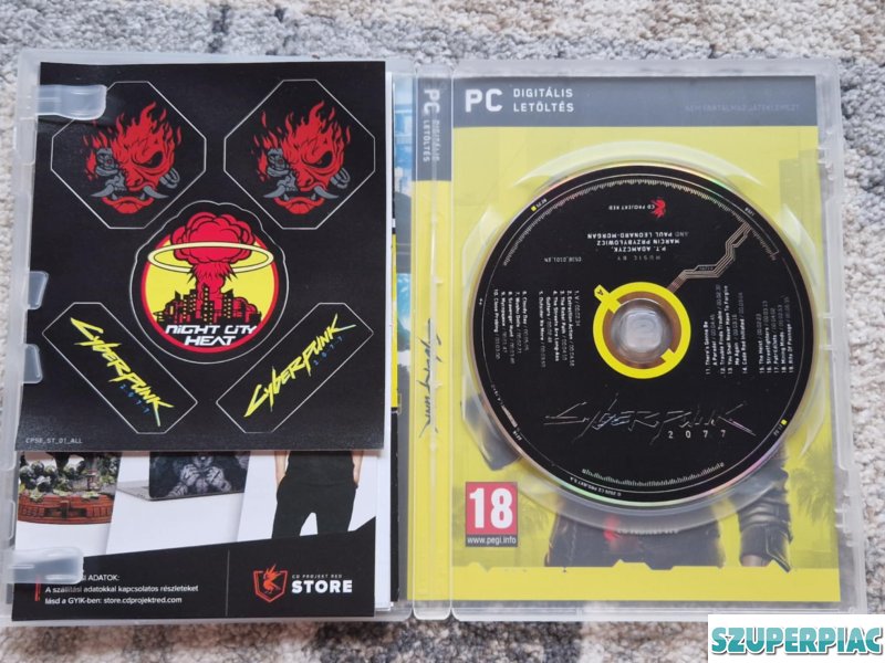 Cyberpunk 2077 PC gyűjtői szett már aktivált