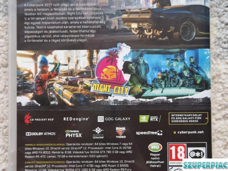 Cyberpunk 2077 PC gyűjtői szett már aktivált