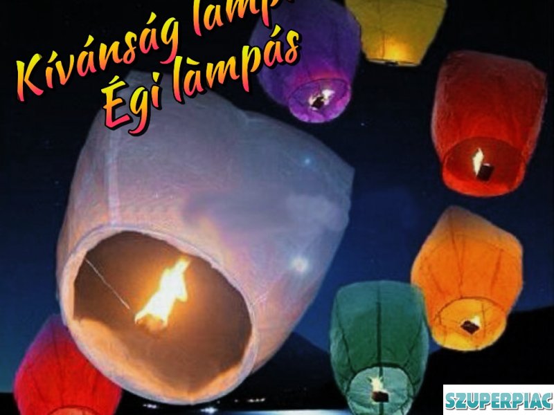 Kívánság lampion Égi lámpás