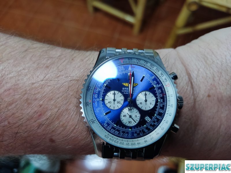 Breitling Navitimer óra dobozában nem eredeti