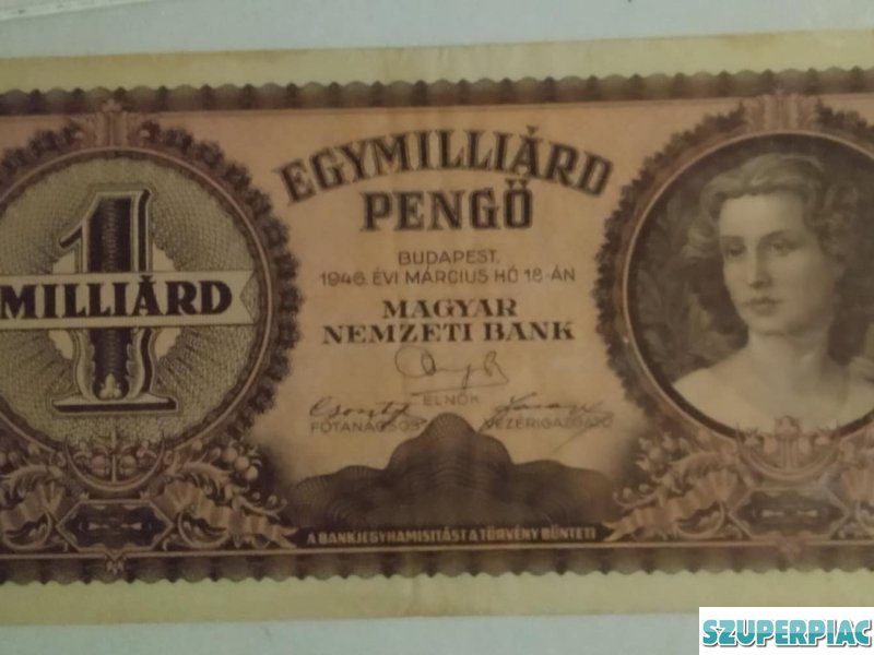 használt papírpénz