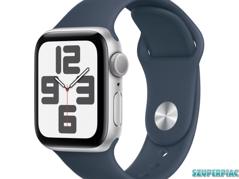 Apple Watch SE2 v3okosóra ezüstkékúj