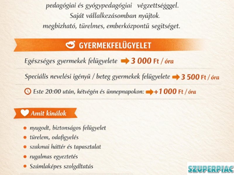 Gyermekfelügyeletet vállalok Esztergomban és könyékén