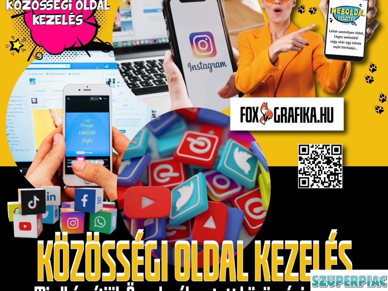KÖZÖSSÉGI OLDAL KEZELÉS FoxGrafika