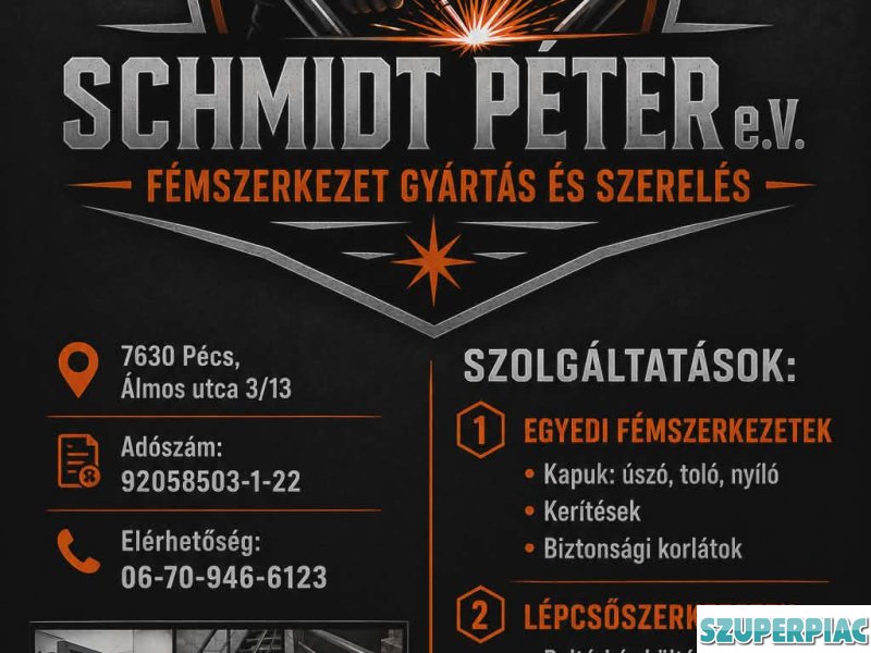 Fémszerkezet Gyártás és Szerelés