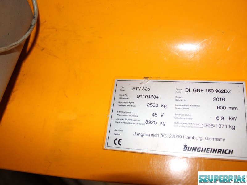 Jungheinrich ETV 325 targonca