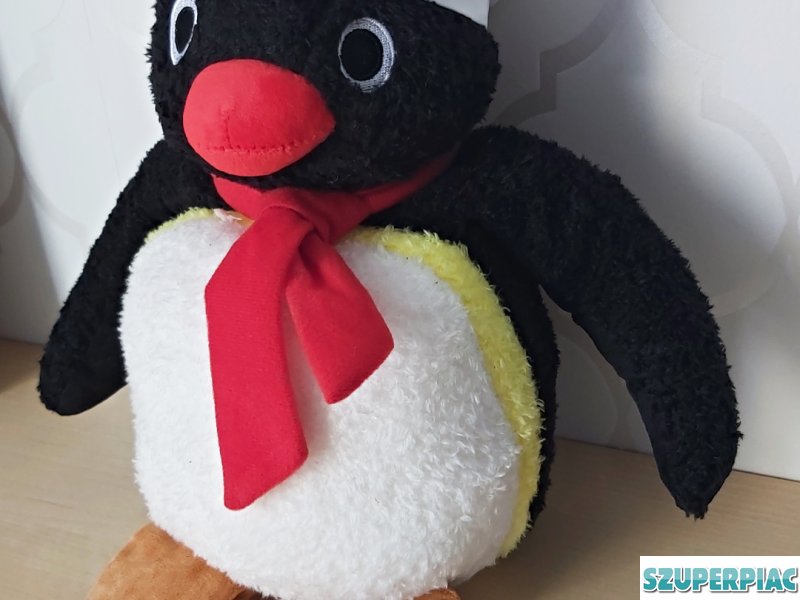 Plüss pingvin noot noot mese figura gyerek