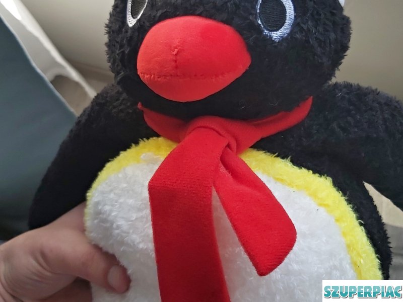 Plüss pingvin noot noot mese figura gyerek
