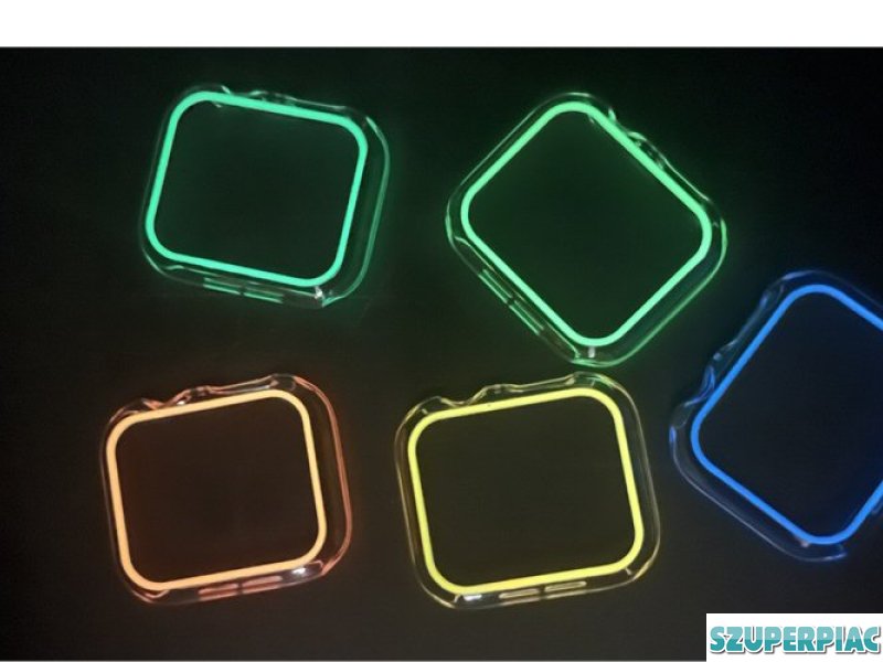 Apple Watch fluoreszkáló műanyag védőtok