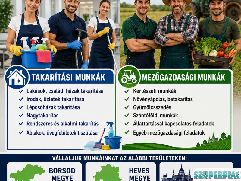 Professzionális takarítási szolgáltatás Ózdon