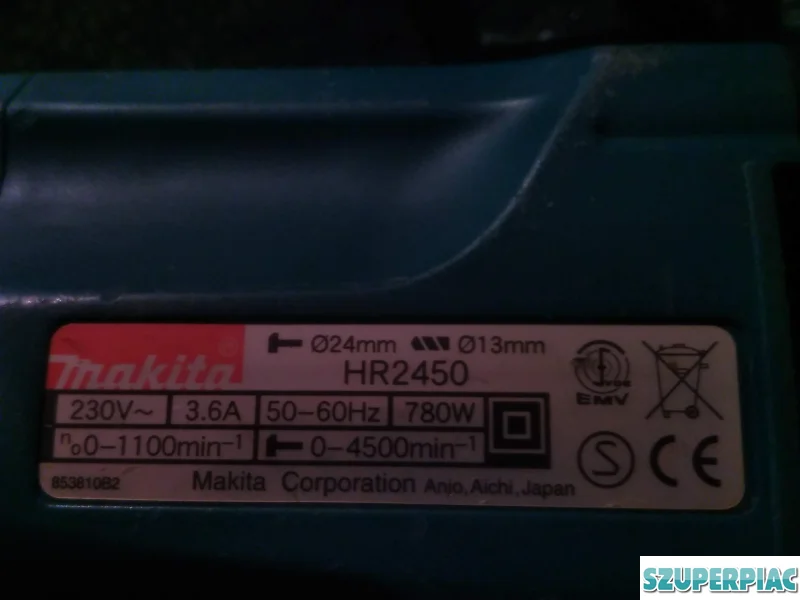 Makita HR2450 ütvefúró