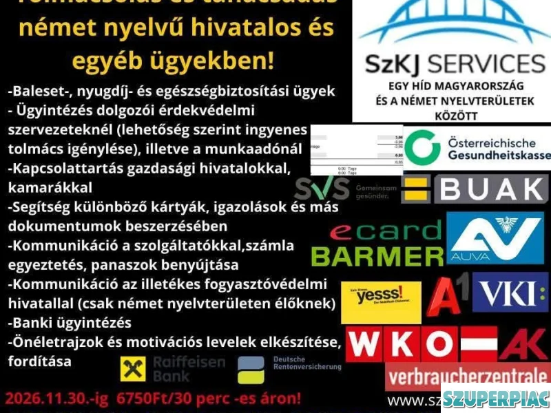 Német magyar tolmácsolás tanácsadás 