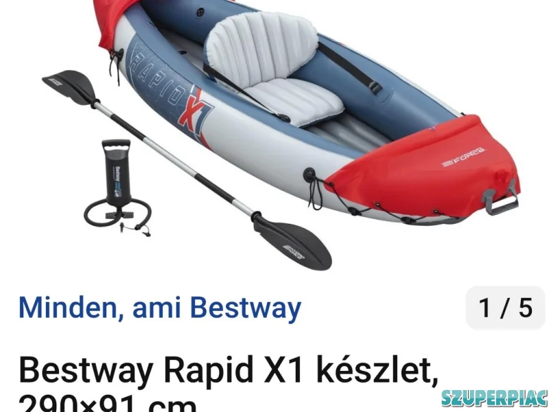 BESTWAY EGYSZEMÉLYES FELFÚJHARÓ KAJAK